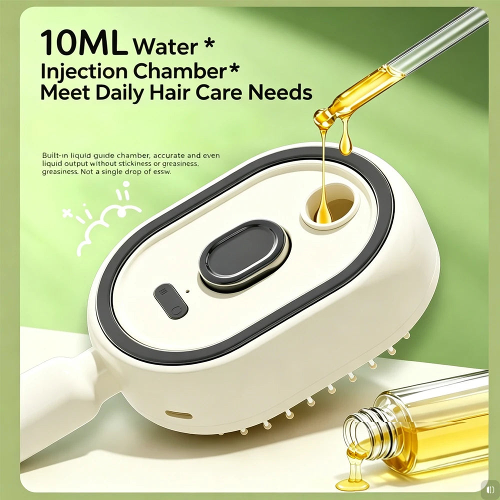 Brosse Spray Massante Électrique