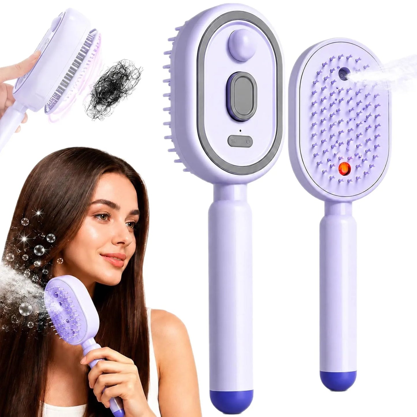 Brosse Spray Massante Électrique